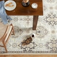 thumbnail image 6 of TOWN & COUNTRY EVERYDAY Avani Cottagecore Medallion Everwash® Washable Area Rug with Non-Slip Backing, Pet Friendly Rug, Beige, 6'6"x 9'6", 6 of 13
