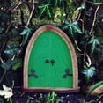 thumbnail image 4 of cpengpj 3D Sculpture Miniature Fairy House Kit Wooden Fairy Doors for Trees Outdoor Funny DIY Fairy House Accessories Lawn Home Wall Ornament, 4 of 4
