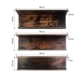 thumbnail image 2 of Set Repisas Home Creations MDF 3 Piezas Café, 2 of 3