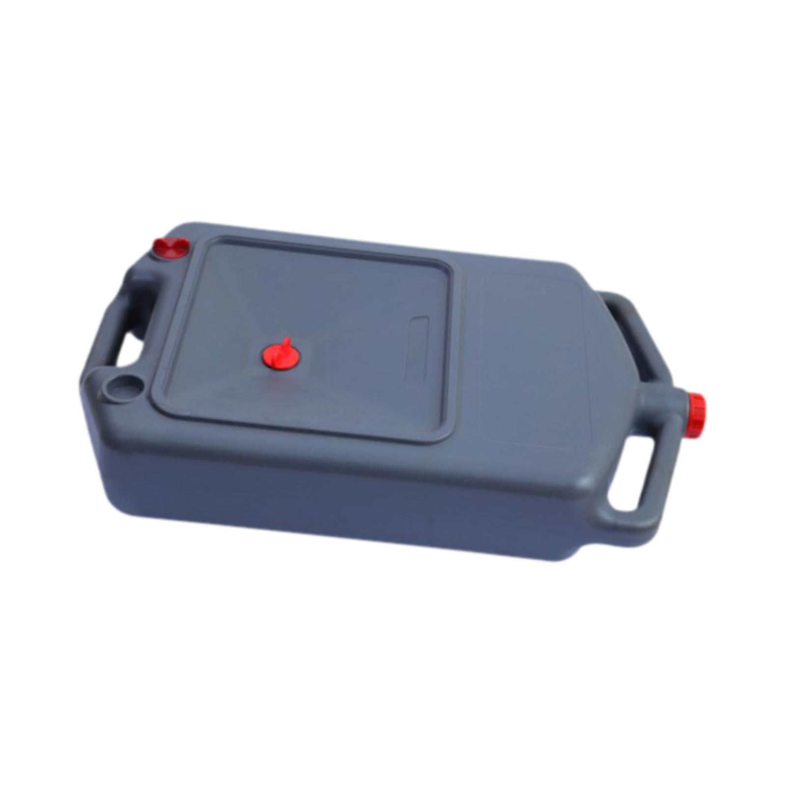 Wzmzjy 12L Drain Tray Pan Oil Drain Can Easy to Clean with Drain Hole Oil Can Reservoir