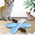 thumbnail image 4 of Creative Cat Food Utensils Petal Multi-cell Kitten Bowl PP Pet Feeder Supply, 4 of 7