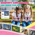 thumbnail image 4 of Kid Binoculars for Kids Ages 3-8 , 4X Magnification Shockproof Outdoor Toys for Adventures, Unicorn Toys Birthday Gifts for 3 4 5 6 7 8 Year Old Girls, 4 of 6