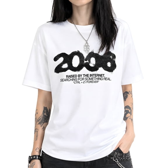 Women's Graphic T-Shirt Letter Print Short Sleeve Crew Neck Casual Tee