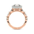 thumbnail image 5 of IGI Certified 2 Carat Round Shape Lab Grown Diamond Engagement Ring | 14K Rose Gold |Micaela Halo Diamond Ring | FG-VS1-VS2 Quality Friendly Diamonds, 5 of 5