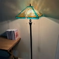 thumbnail image 5 of Tiffany Floor Lamp, 65" Tall Vintage Mission Style Standing Lamp, 5 of 7