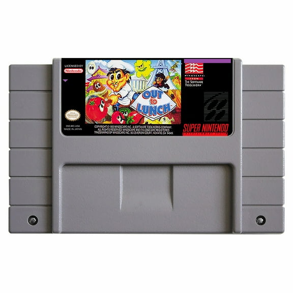 SNES Games Cartridge Out to Lunch