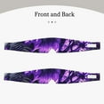 thumbnail image 2 of Yiaed Purple Pattern White Tiger Print Sleep Mask Blackout - Soft Eye Cover for Sleeping with Adjustable Veclro Breathable Eye Blindfold for Night Nap Travel, 2 of 7