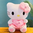thumbnail image 1 of Muñeco de peluche de Hello Kitty para niña, juguete Kawaii Sanrio, imagen de dibujos animados, regalo de vacaciones Fivean unisex, 1 of 2