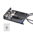 thumbnail image 2 of 3.5 Inch Front Panel Floppy Bay Convert Unused Space to 2 USB-C & 2 USB 3.0 Ports, Plug and Play, 2 of 7