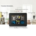 thumbnail image 2 of Amdohai Color Weather Station Indoor/Outdoor Wireless Temperature Humidity Barometer Thermometer Hygrometer Electronic Desk Table Clocks Weather Forecast with Outdoor Sensor, 2 of 7