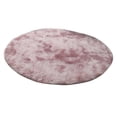 thumbnail image 3 of Alfombra de Piso Redonda Shaggy Alfombra Dormitorio Del área Alfombra 100cm - Rosa SM SunniMix Alfombra de piso Alfombrillas, 3 of 7