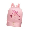 thumbnail image 4 of Milageto Ballet Dance Backpack Cute with Shoe Compartment for Jazz Latin Dance Sports Pink, 4 of 8