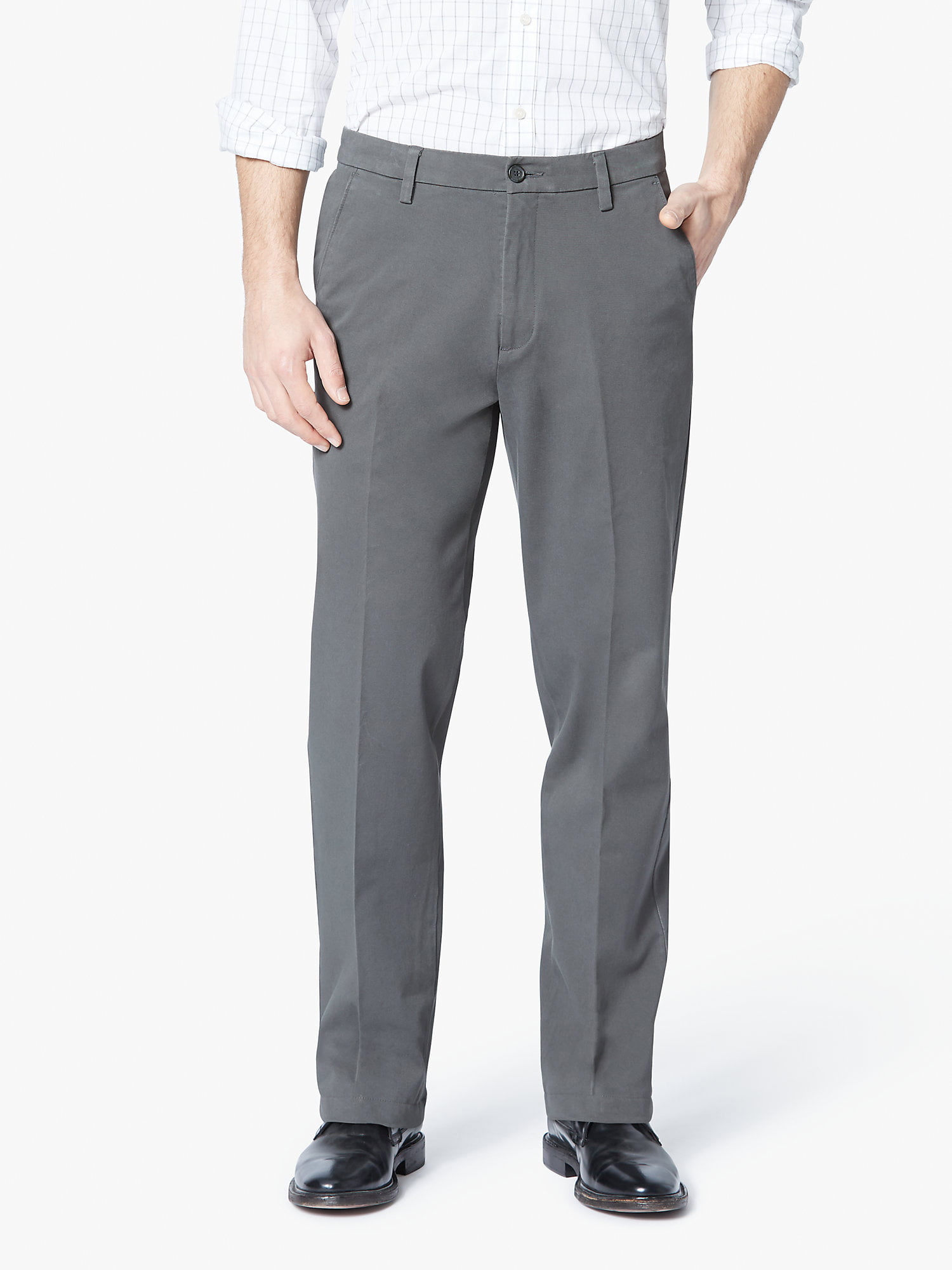 Photo 1 of Men's Dockers® Smart 360 FLEX Classic-Fit Workday Khaki Pants W34 L32 GREY