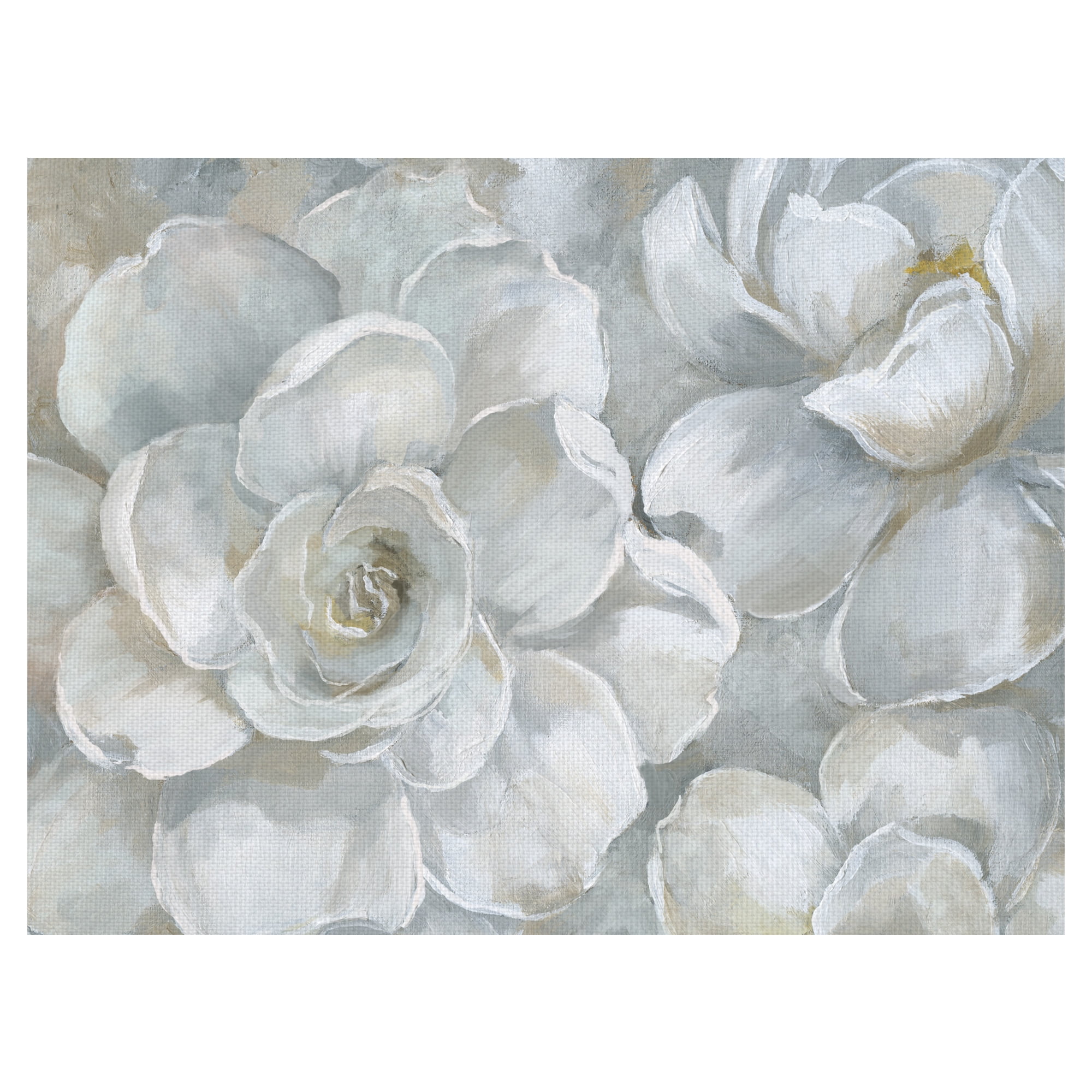 Masterpiece Art Gallery White Gardenia by Nan Canvas Art Print 30