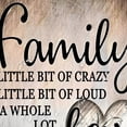 thumbnail image 6 of LVRLVR Distressed Wood Family Heart Slogan Print 4 Pcs Bathroom Set, Polyester Shower Curtain with High Elastic Sponge Mats & C-shaped Plastic Hooks, 70.8×70.8 Inch, 6 of 8