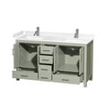 thumbnail image 7 of Wyndham Collection WCS141460DLGC2UNSMXX Sheffield 60" Free Standing Double Basin Vanity, 7 of 7