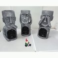thumbnail image 4 of Maceta con retrato de Pascua, adorno de resina para macetero con retrato de Pascua con luces LED, adorno de resina para jardín ER, 4 of 4