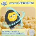 thumbnail image 3 of Funda para AirPods 4 AIOPTO de silicona 3D tipo caricatura con kit de limpieza, 3 of 9