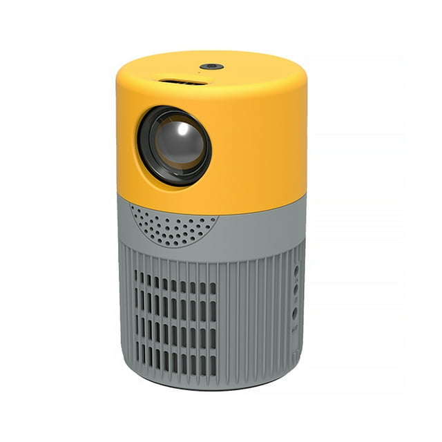 Mini proyector LED de 30 W, consola de juegos para dormitorio, máquina de proyección de vídeo con Control remoto compatible con HDMI, equipo Electrónica amarillo gris enchufe australiano