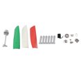 thumbnail image 1 of Vertical Axes 3 Blade Maglev Wind Turbine Generator 100W 3 Phase AC Permanent  Main Drive Shaft White Red Green, 1 of 8