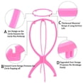 thumbnail image 2 of Soporte para peluca, secador de peluca plegable, paquete de 2 soportes para peluca, herramienta portátil para exhibición de pelucas para todas las pelucas y sombreros, 2 of 5