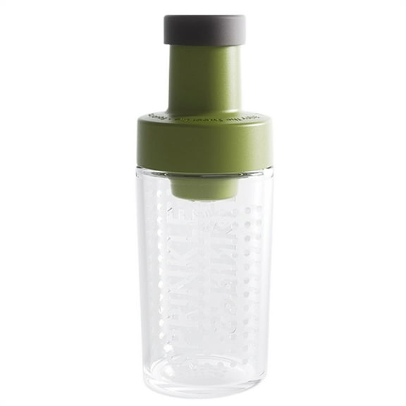 Green Quantitative Salt Tank, Glass Sugar Dispenser with Pour Spout Automeasure Sugar Container 8.8Oz Sugar Shaker Dispenser Metering Sugar Bowl Coffee Bar Accessories for Coffee Tea and Baking