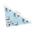 thumbnail image 6 of Bingfone Sailboats Anchors-Washable Dog Scarf Triangle Adjustable Puppy Bandana Bib Handkerchief For Medium Large Dog Cat, 6 of 9