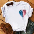thumbnail image 6 of OAVQHLG3B 4th of July Outfits for Women American Flag T Shirt O-Neck Patriotic Shirts Print Short Sleeve Top T-Shirt Blouse, 6 of 8