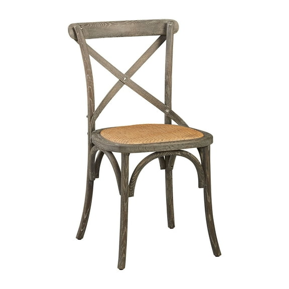 Bentwood Oak Dining Chair, Brown (Set of 2)