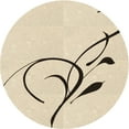 thumbnail image 1 of Ahgly Company Indoor Round Patterned Moccasin Beige Area Rugs, 7' Round, 1 of 6