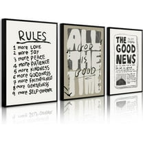 Jesus Leaves The 99 Sheep Wall Art The Lost Sheep Wall Decor Jesus Lamb Canvas Wall Art Shepherd Christian Painting Christ God Poster Bible Religious Pictures for Living Room（Only canvas）