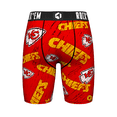 thumbnail image 3 of Unisex Rock Em Socks Kansas City Chiefs Throwback Logo Allover Boxer Briefs, 3 of 3