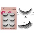 thumbnail image 2 of 3 Pairs Of Natural Thick New 3D Imitation Mink False Eyelashes 10 Styles, 2 of 2