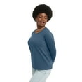 thumbnail image 5 of Hanes Originals Women’s Lightweight Crewneck Cotton Tee with Long Sleeves, Sizes XS-XXL, 5 of 8