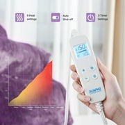 RENPHO 24x37 Shoulder Heating Pad for Back Pain Relief, Electric Large Heating Pad for Neck & Wrap with 6 Heat Settings & Auto Shut-Off, Birthday Gifts for Women Men, Purple