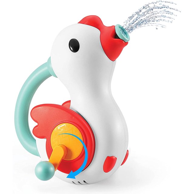 Aspersor de agua Little Goose: divertido juguete de baño para niños y niños pequeños con cascada de pulverización de agua ER