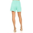thumbnail image 3 of Women's Relaxed Fit Elastic Waistband Shorts for Summer Outfits, 3 of 3