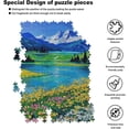thumbnail image 6 of Landscape Puzzles for Adults 500 Pieces, Nature Puzzle with Mountains Park Stream Oil Painting, Jigsaw Puzzles Modern Home Decor for Bedroom Living Room Kitchen Wall Decor, 6 of 8