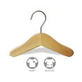 thumbnail image 3 of INTERNATIONAL HANGER 6 inch Natural Wood Hanger for Doll, Pet, or Infants, 6 Pack, 3 of 3