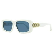 Victoria Beckham Chain Rectangular Sunglasses VB669S 101 White 55mm