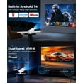 thumbnail image 5 of Magcubic Projector 8K 1080P Support with WiFi 6 and BT 5.4, Portable Mini projector, Auto Keystone, 180° Rotatable Home Theater, HY300 Pro, 5 of 8