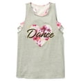 thumbnail image 2 of Justice Girls Fashion Dance Tank with Built in Sports Bra, Sizes S-XL, 2 of 5