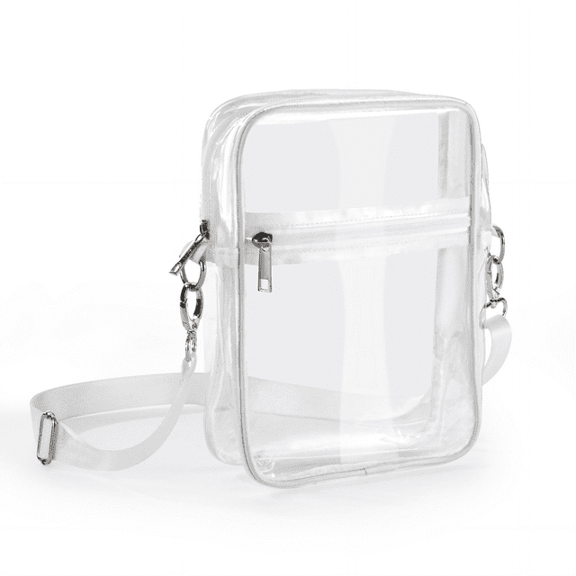 CHUANK Clear Bag Practical Transparent Crossbody Bags Womens Clear Bag for Stadium Events Yellow