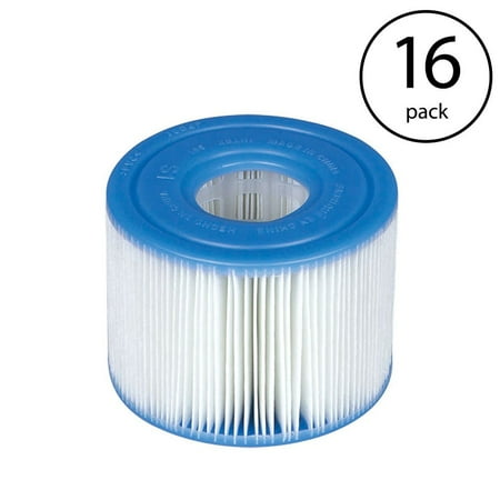 S1 Filter - Intex PureSpa Type S1 Easy Set Pool Filter Replacement Cartridges (16 Filters)