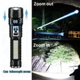 thumbnail image 3 of 1000000LM Most Powerful LED Flashlight Rechargeable Type-C Flashlight Long Range 6000M Tactical Torch Light for Fishing Hunting, 3 of 8