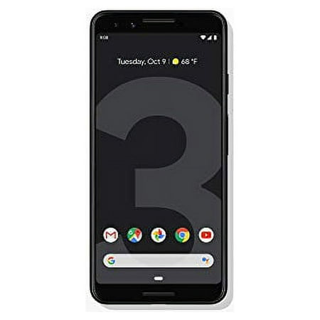 Google - Pixel 3 with 128GB Memory Cell Phone (Unlocked) - Just Black