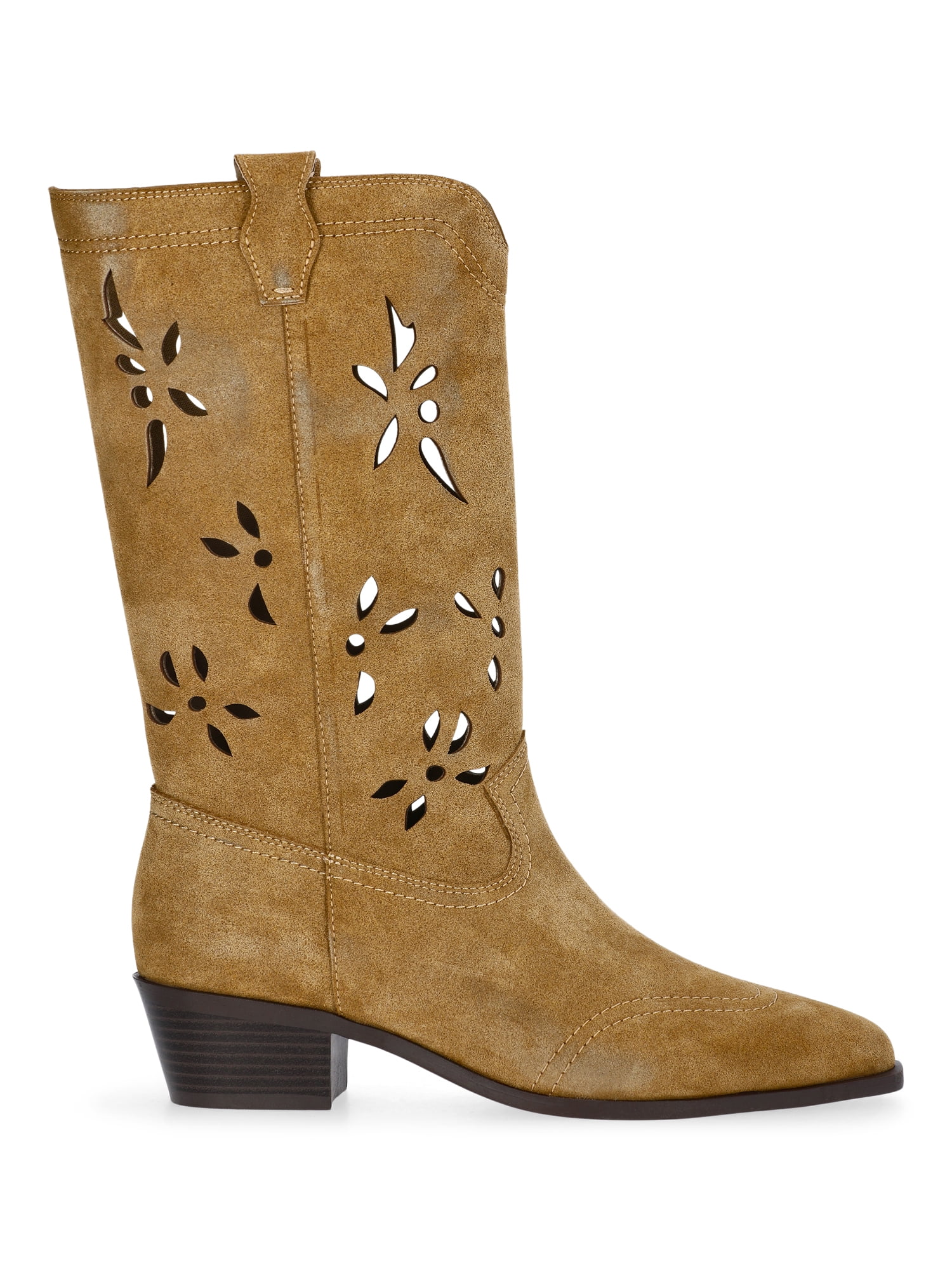 No Boundaries Women's Cut Out Western Boots
