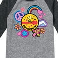 thumbnail image 3 of Peanuts - Woodstock Peace And Love Flair - Youth Raglan Tee, 3 of 6