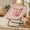 Pink, variant on Large Size Square White Faux Fur Folding Lounge Chair - Comfy Flexible Reading Chair for Adults & Teens | Bedroom, Living Room, Dorm