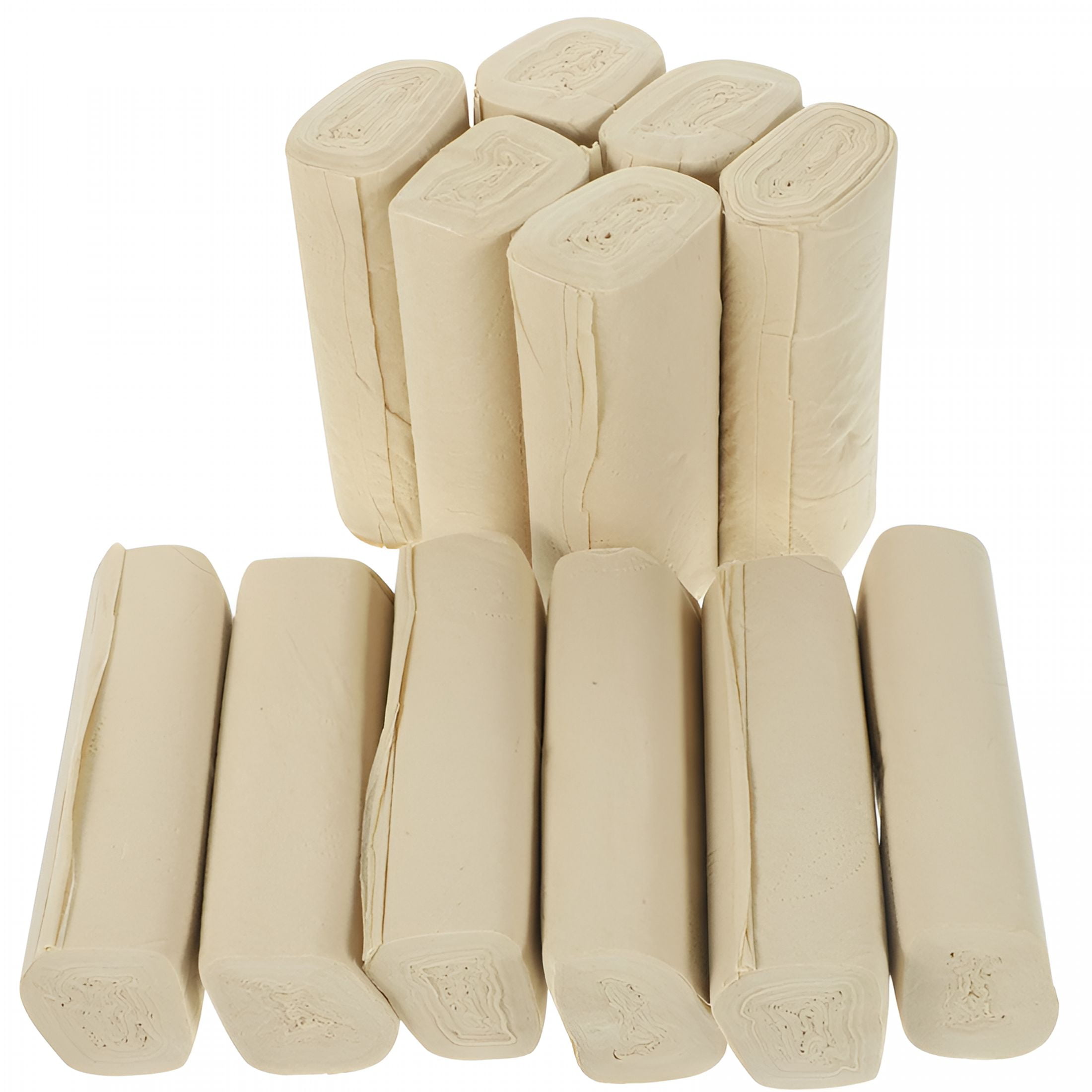 CCOCC 2026 New 16 Rolls Coreless Bamboo Pulp Water Absorbent Paper Towels for Household Toilets Bamboo Paper Towels